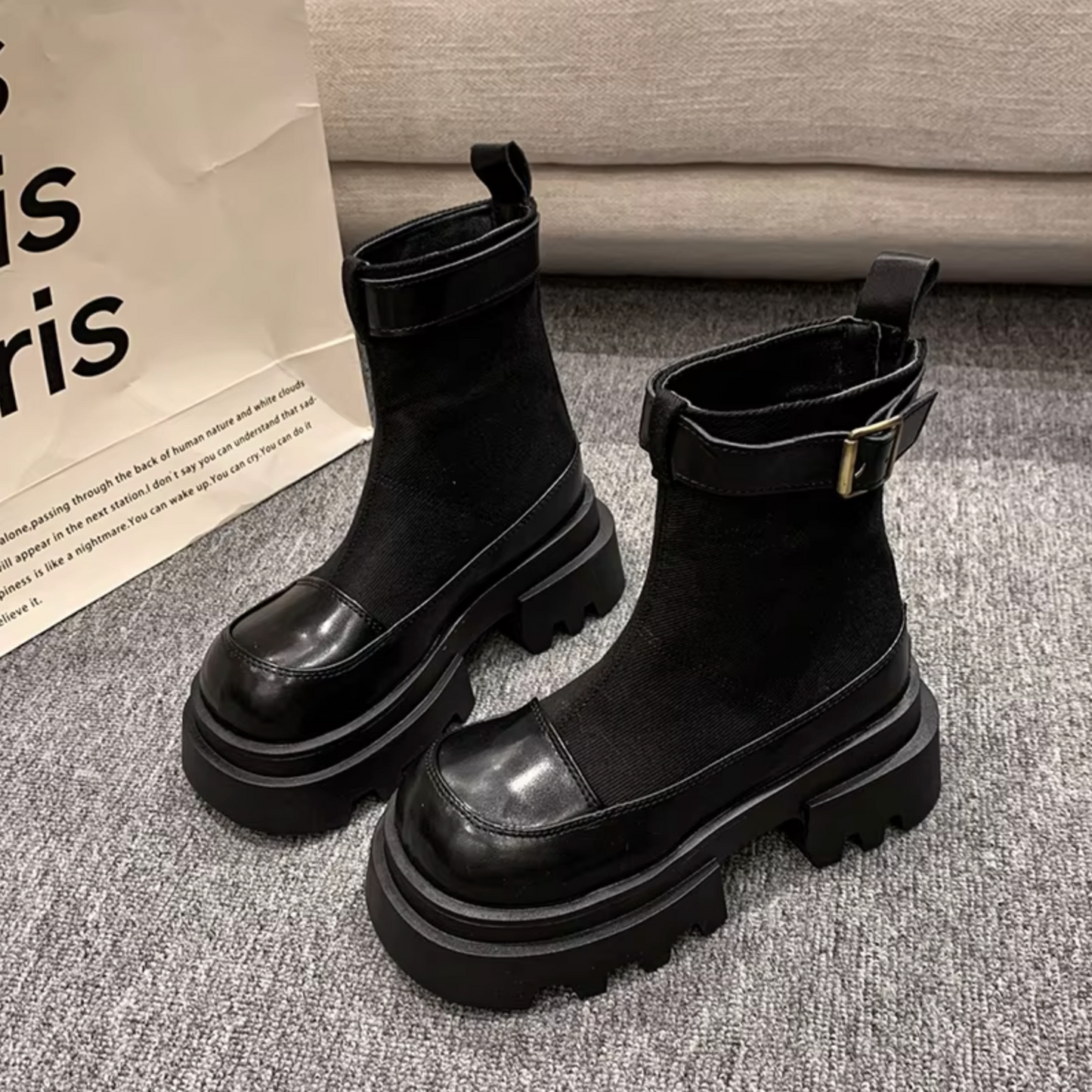 Sonia | Platform ankle boots