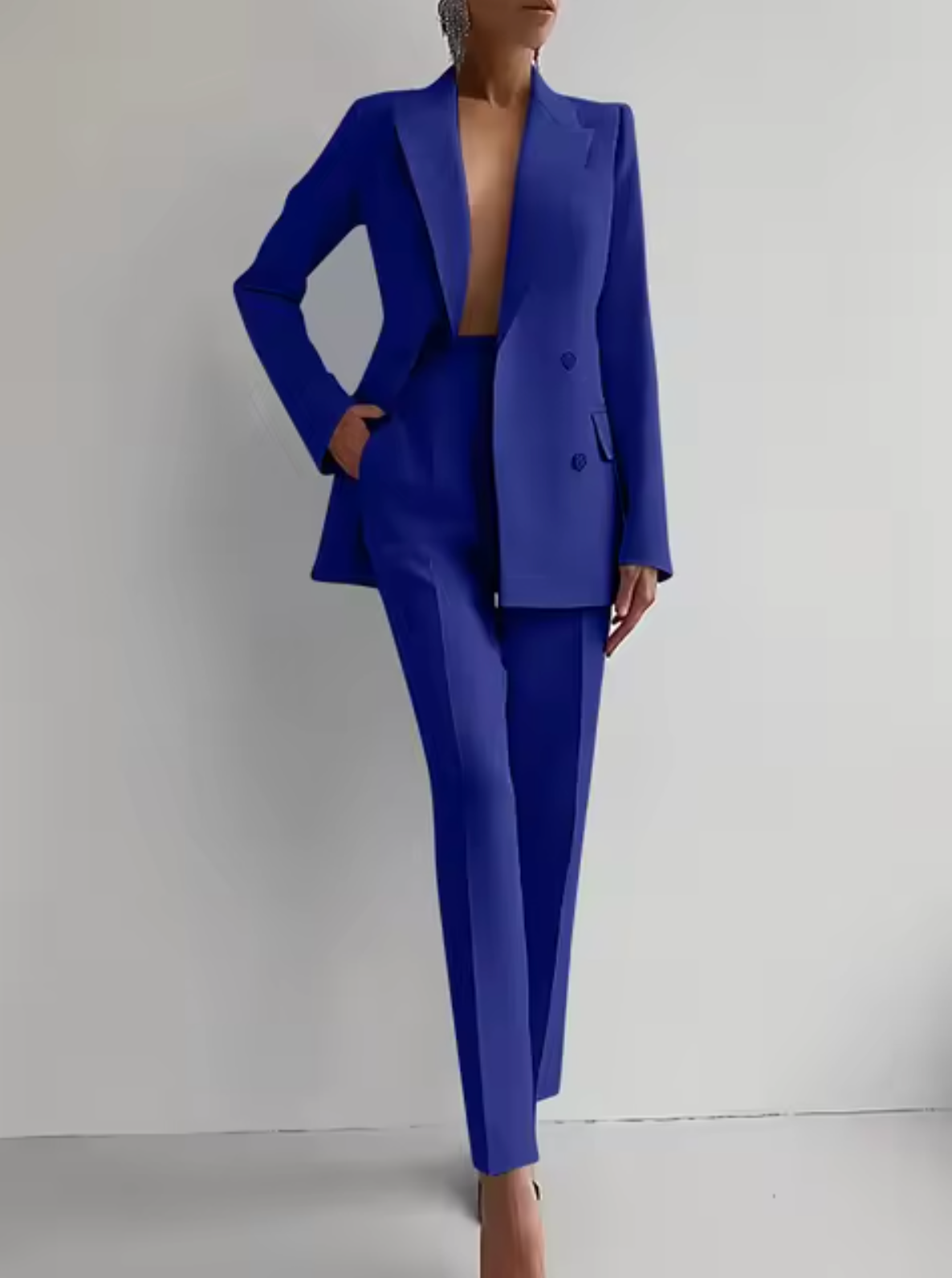 Rita | Blazer and pleated trousers set