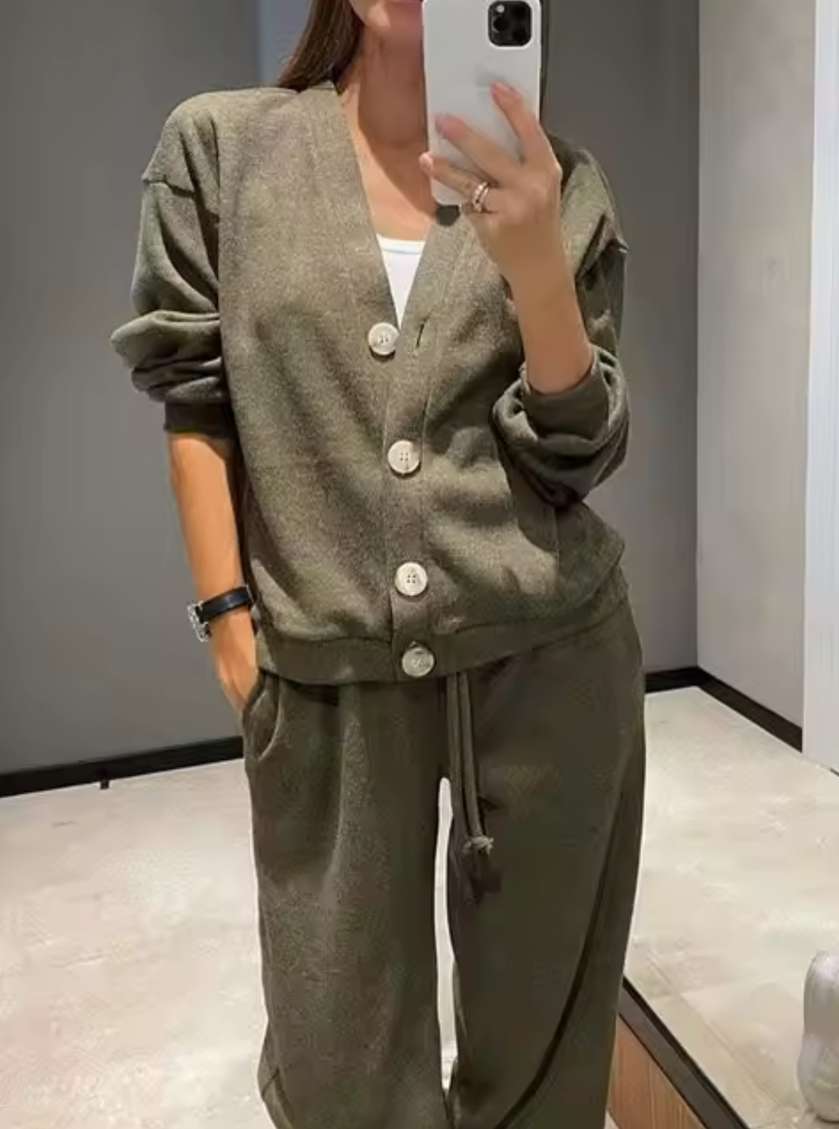 Noelia | Set of vest and trousers with lacing