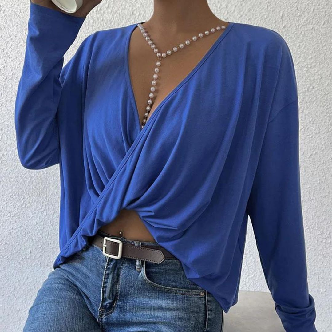 Kila® | Crossed Blouse With Long Sleeves