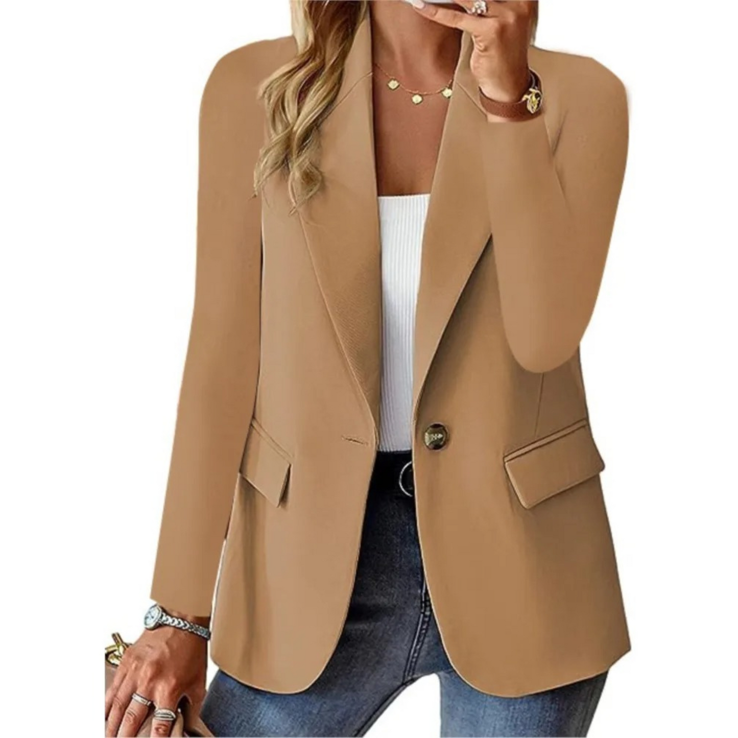 Zoé | Casual women's blazer with long sleeves