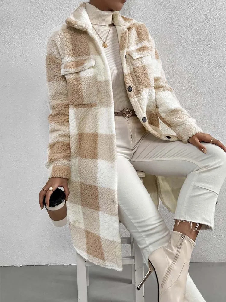Maureen | Women's Oversized Button-Down Coat