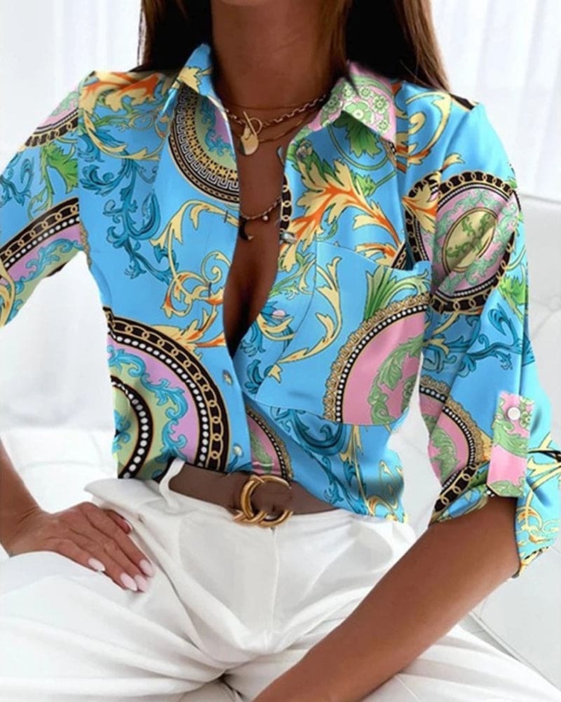 Grace® | Printed Blouse