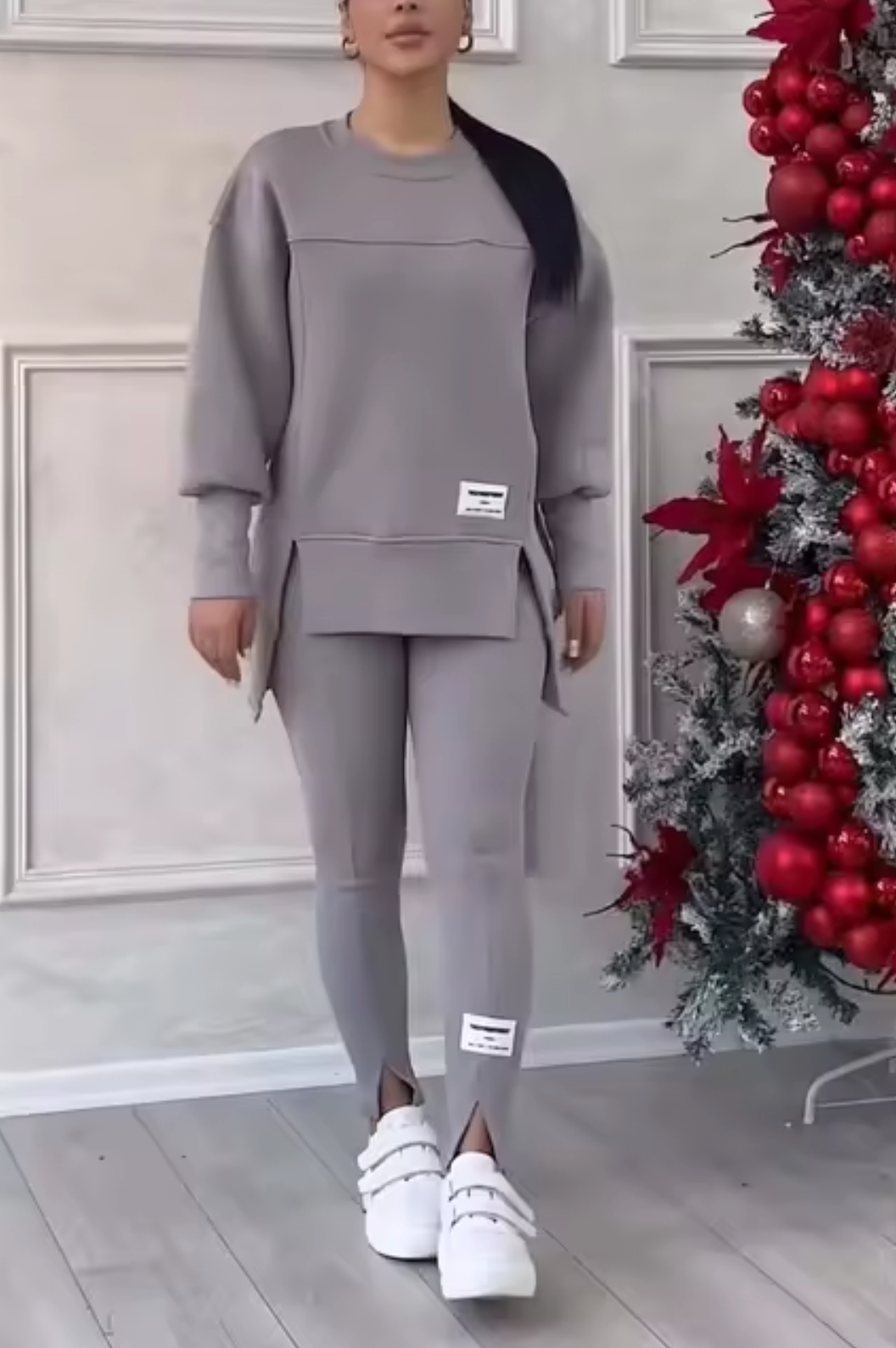 Paz | Elegant sweater and trousers set