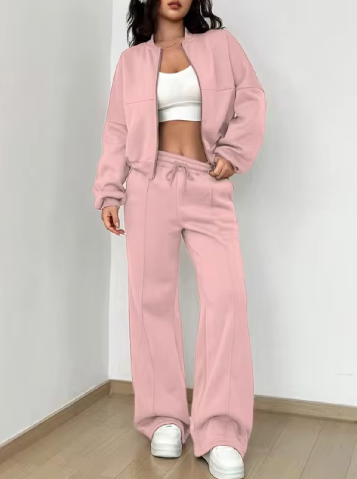 Miriam | Cotton bomber and trousers set