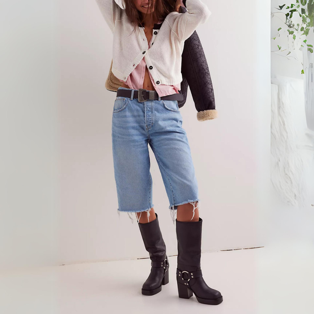 Katia | Cozy cardigan with contrasting stripes and button placket