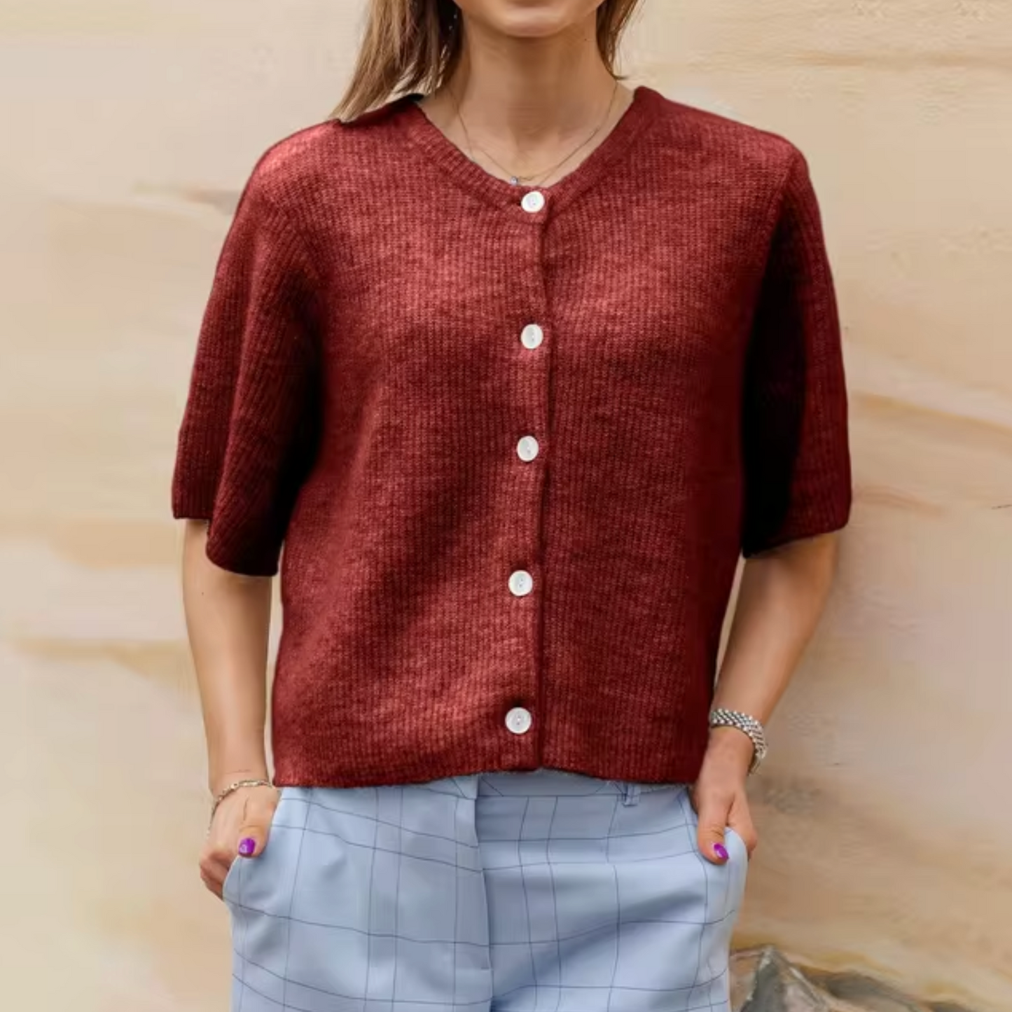 Samanta | Short sleeve cardigan