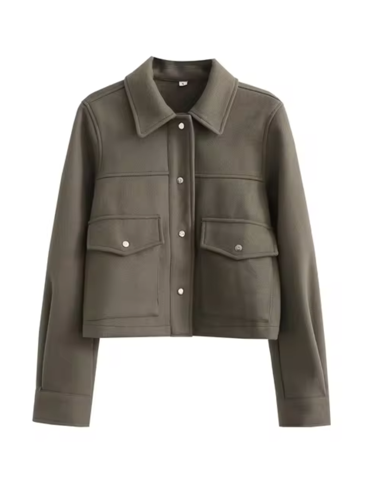 Begoña | Coat with button placket and front pockets