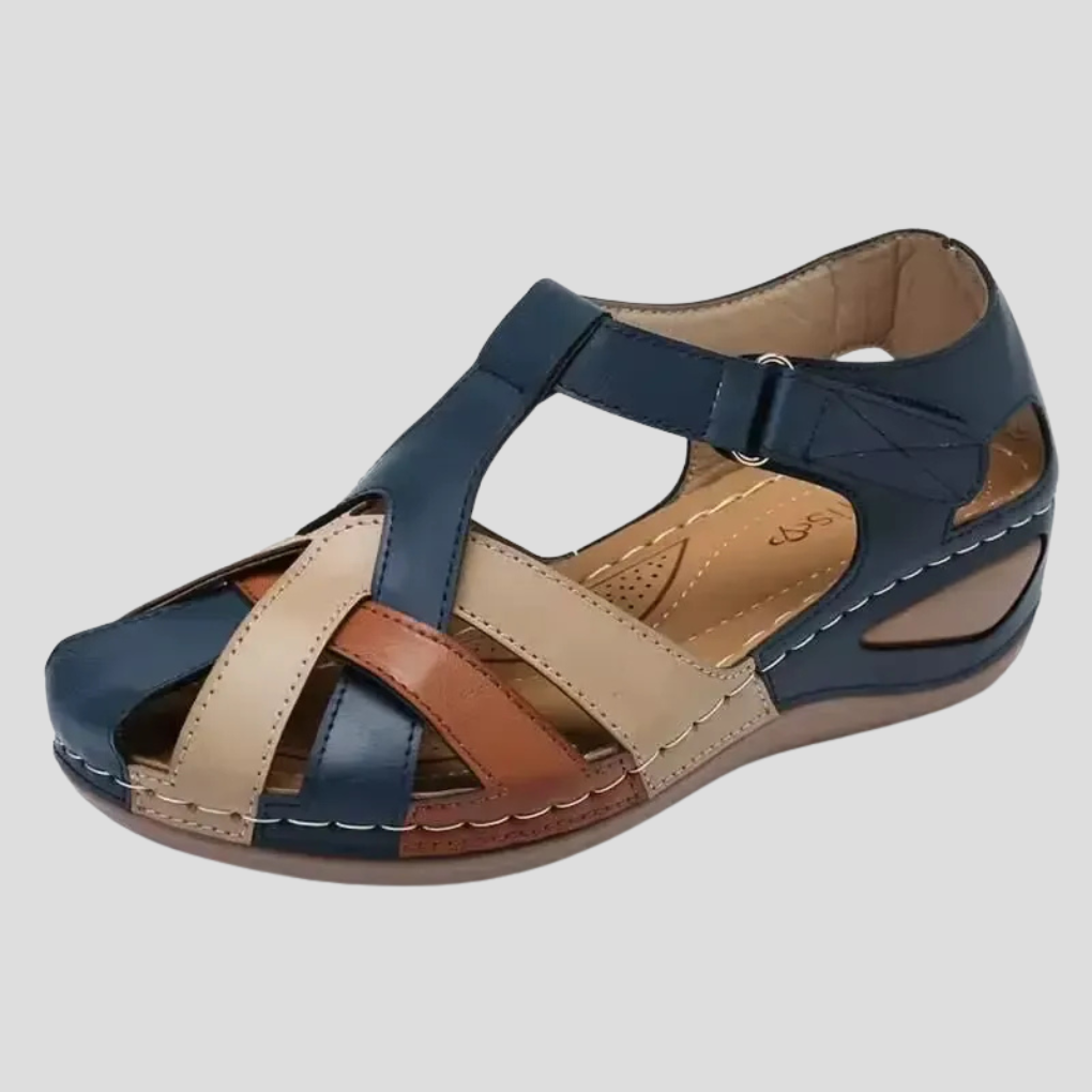 Daisy | Women Spring Colorblock Closed Toe Sandals