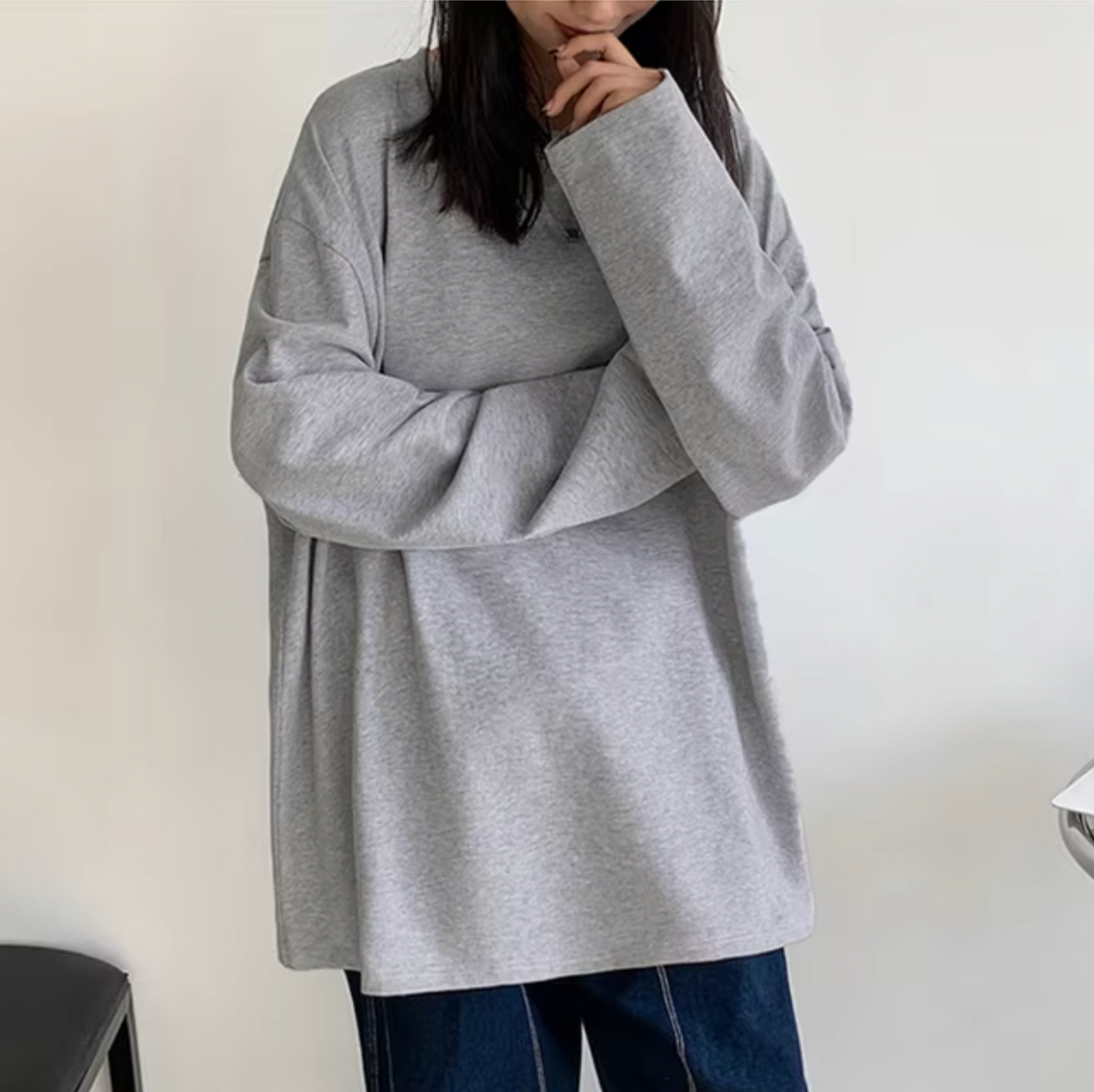 Sandra | Long sleeve cotton t-shirt