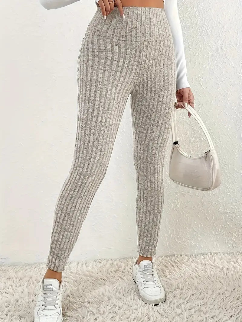 Costanza® | Fleece-Lined Knit Leggings
