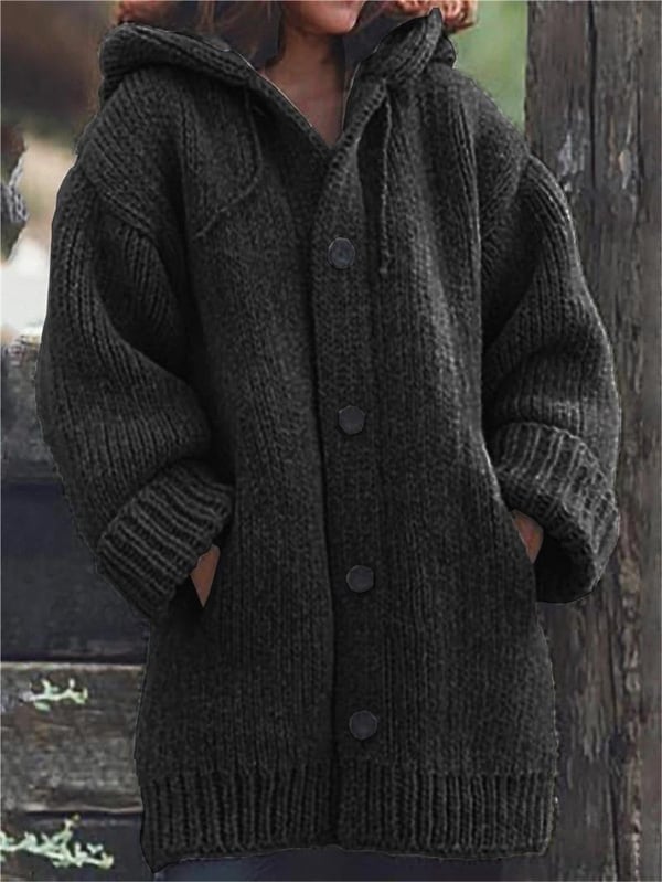 Esme | Women's Hooded Oversized Knit Cardigan
