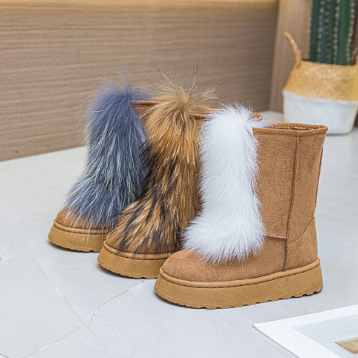 Rosanna | Thermal suede platform boots