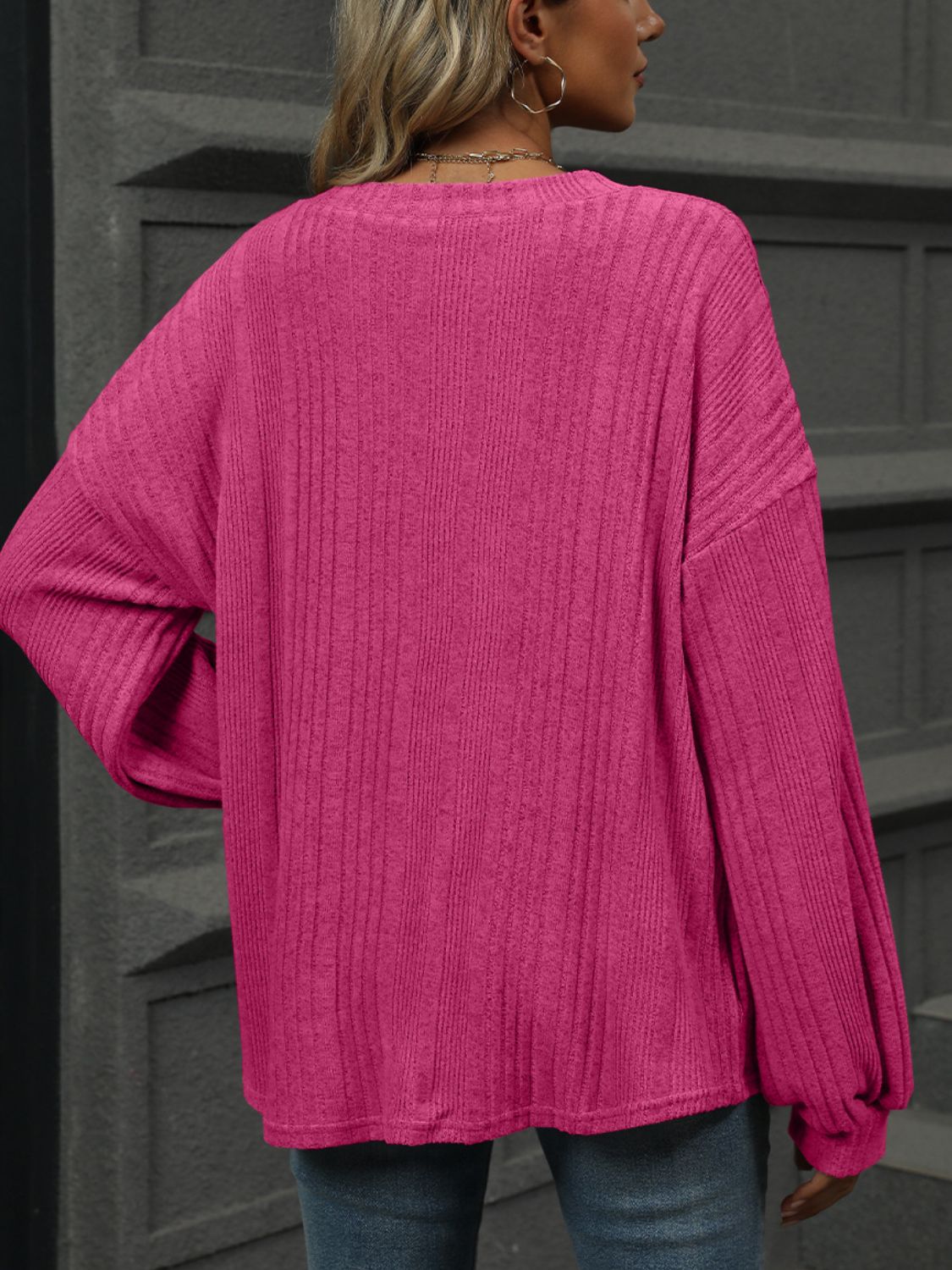 Liselotte | Long sleeve V-neck t-shirt