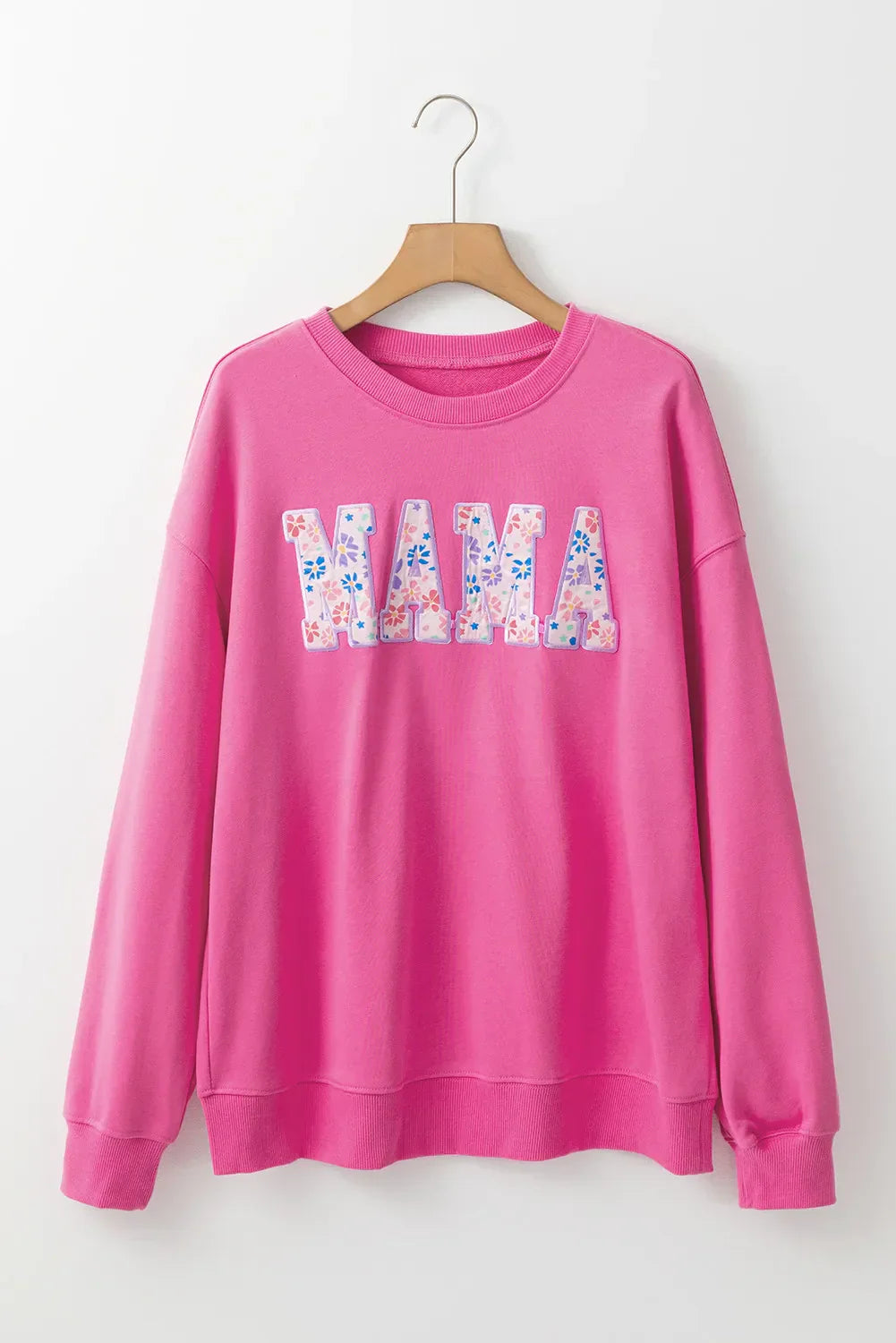 Stefania | MAMA crew neck long sleeve sweatshirt