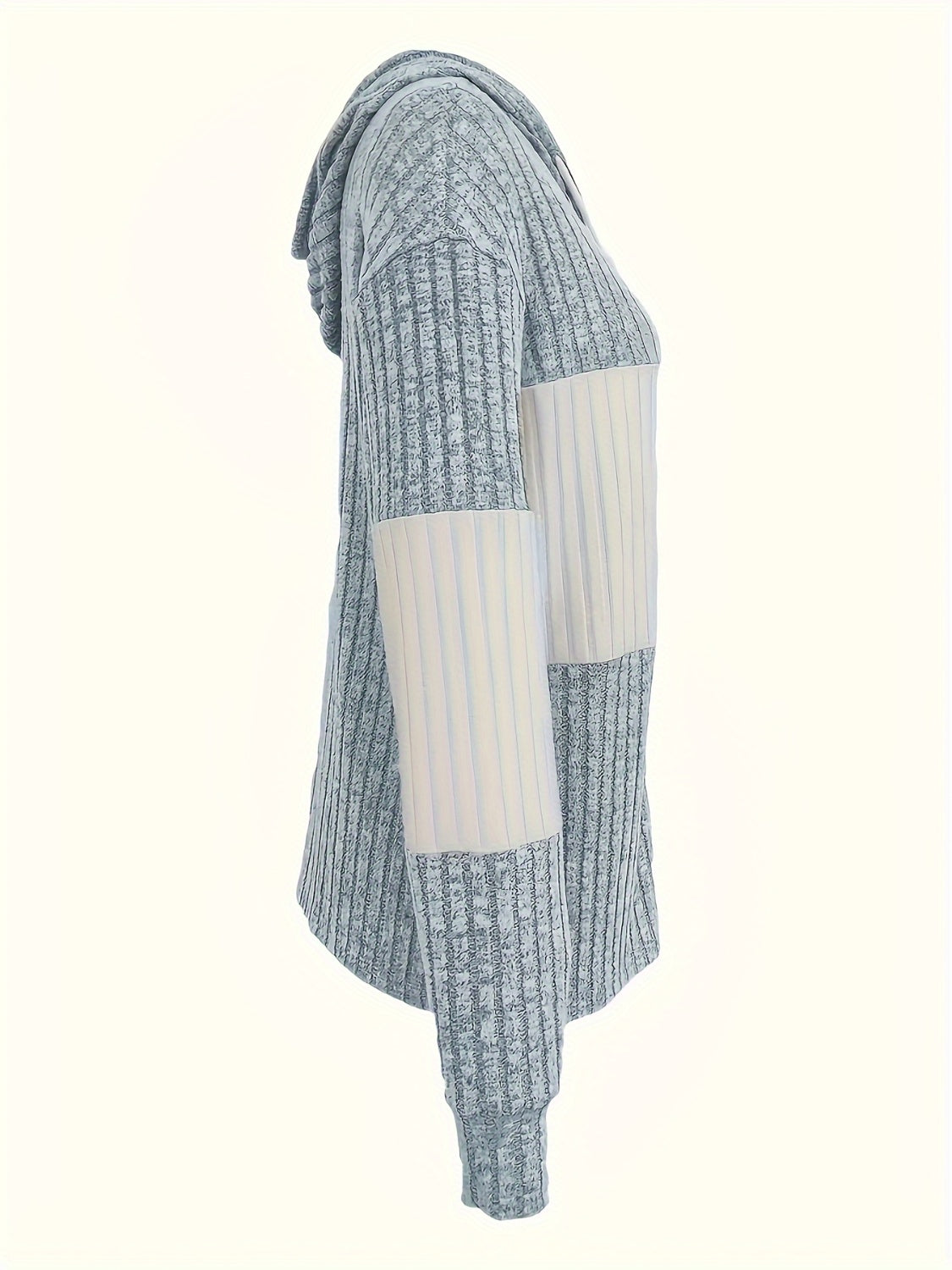 Julieta | Hooded jacket with drawstring and contrast zip