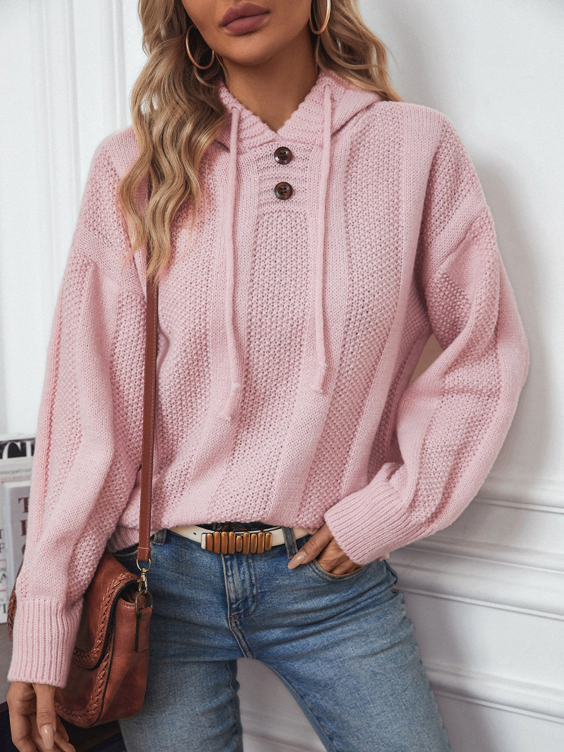 Elin | Drawstring hoodie with long sleeves