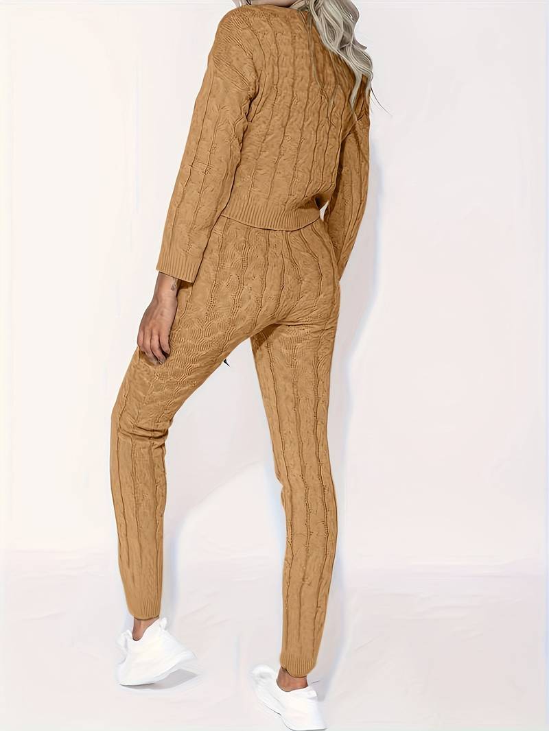 Fabiola | Elegant two-piece sweater set