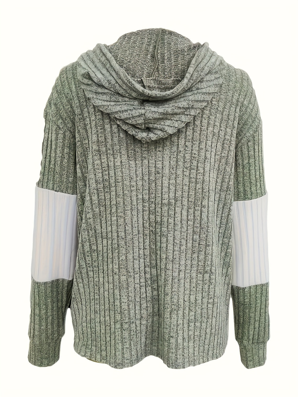 Julieta | Hooded jacket with drawstring and contrast zip