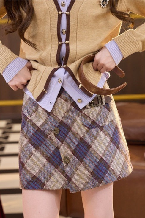Tartan Mini Skirt