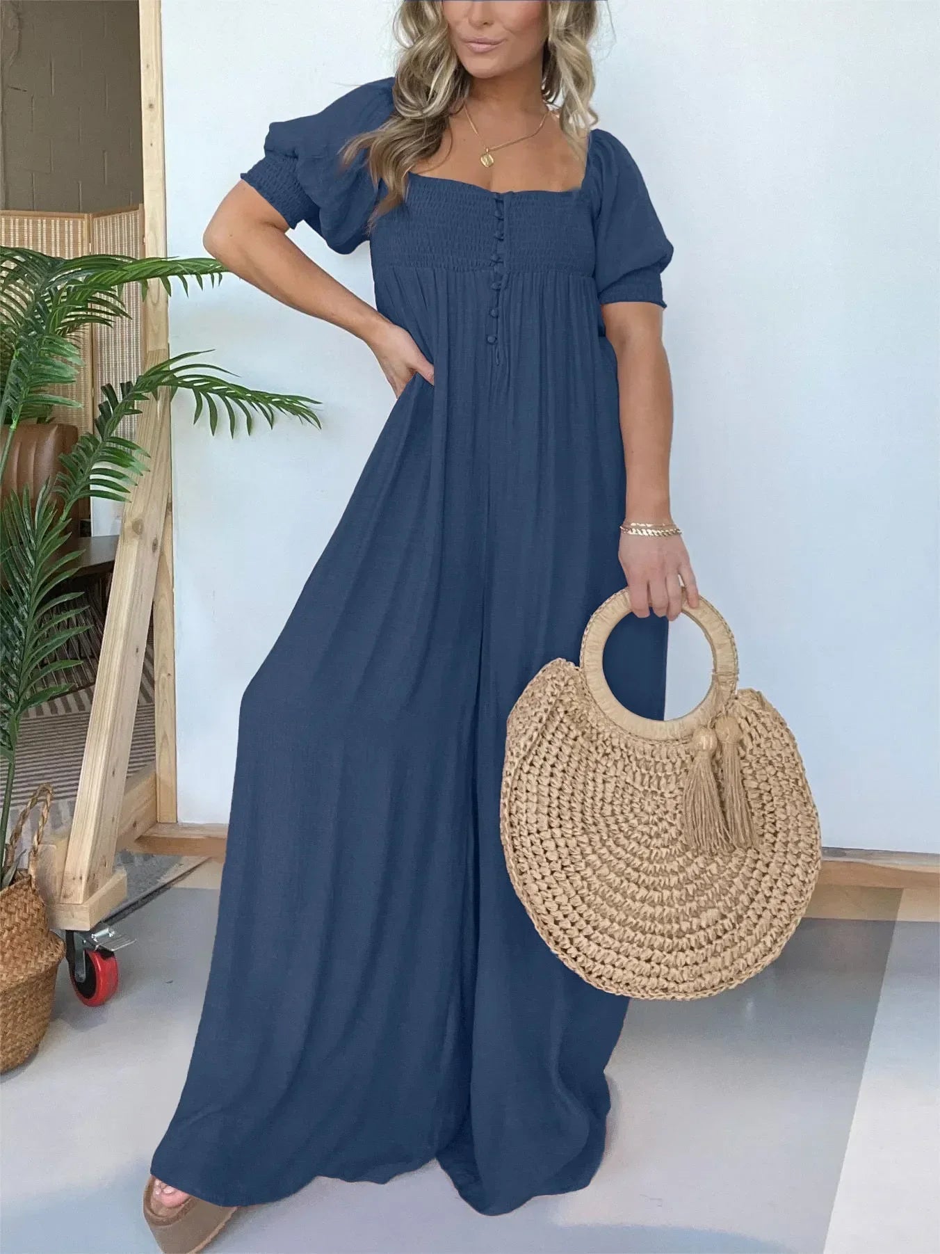 Olivia® | Stylish And Cozy Wide-Legged Jumpsuit