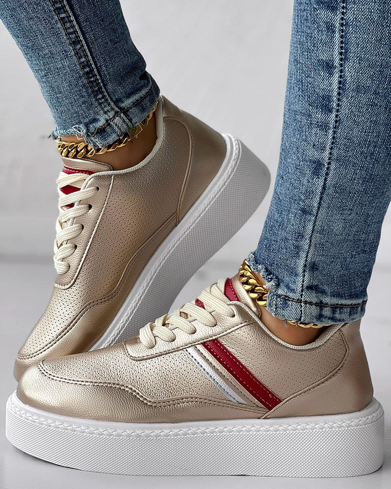 Yara | Elegant and detailed supportive sneakers