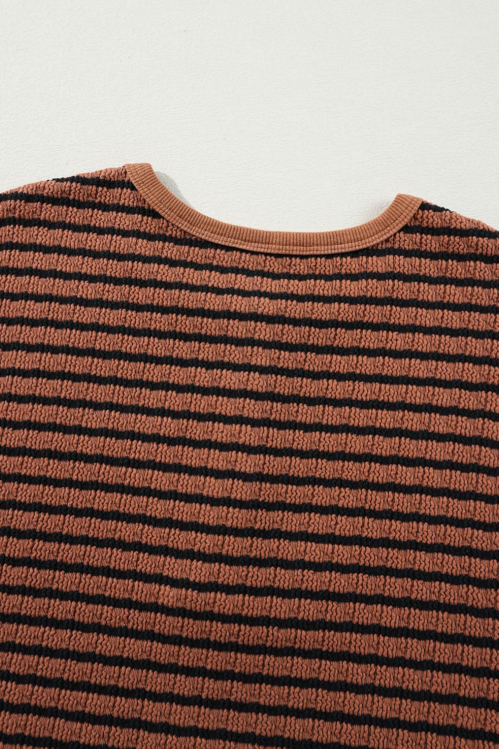 Tania | Striped long sleeve blouse with half buttons