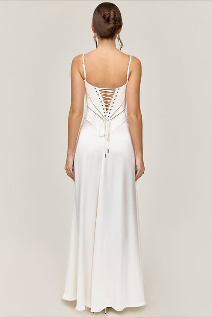 Elegant Cami Backless Maxi Party Dress