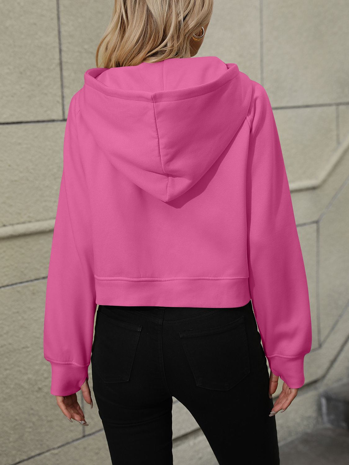 Magdalena | Long sleeve half zip sweatshirt