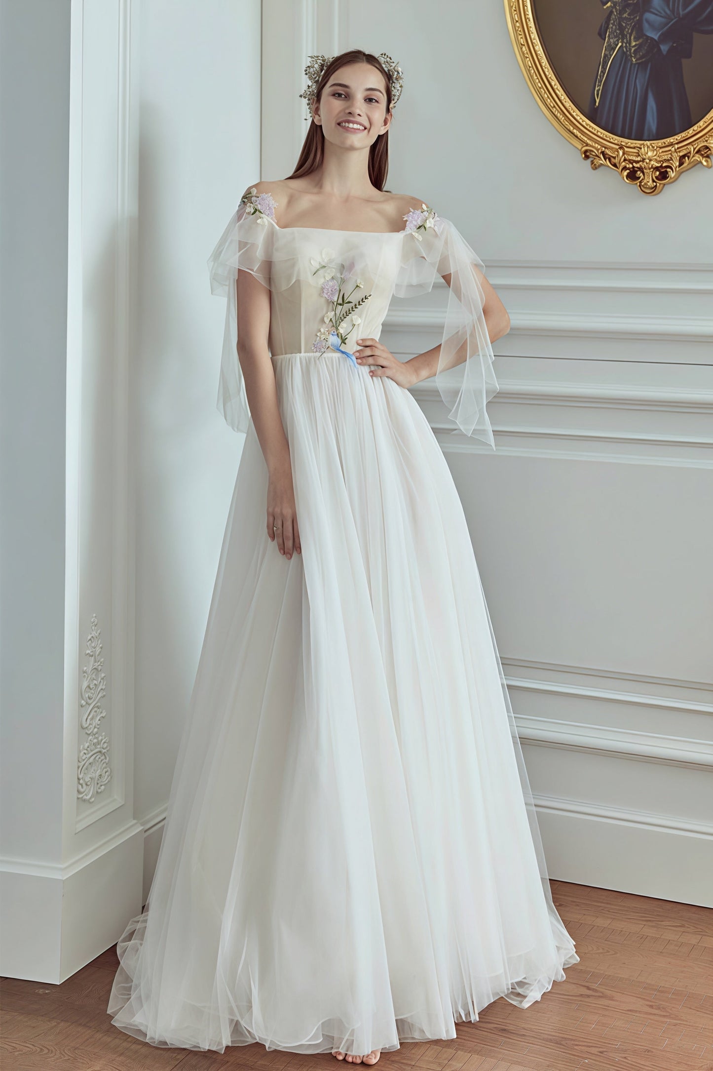 Forest Dreamy Palace Wedding Dress
