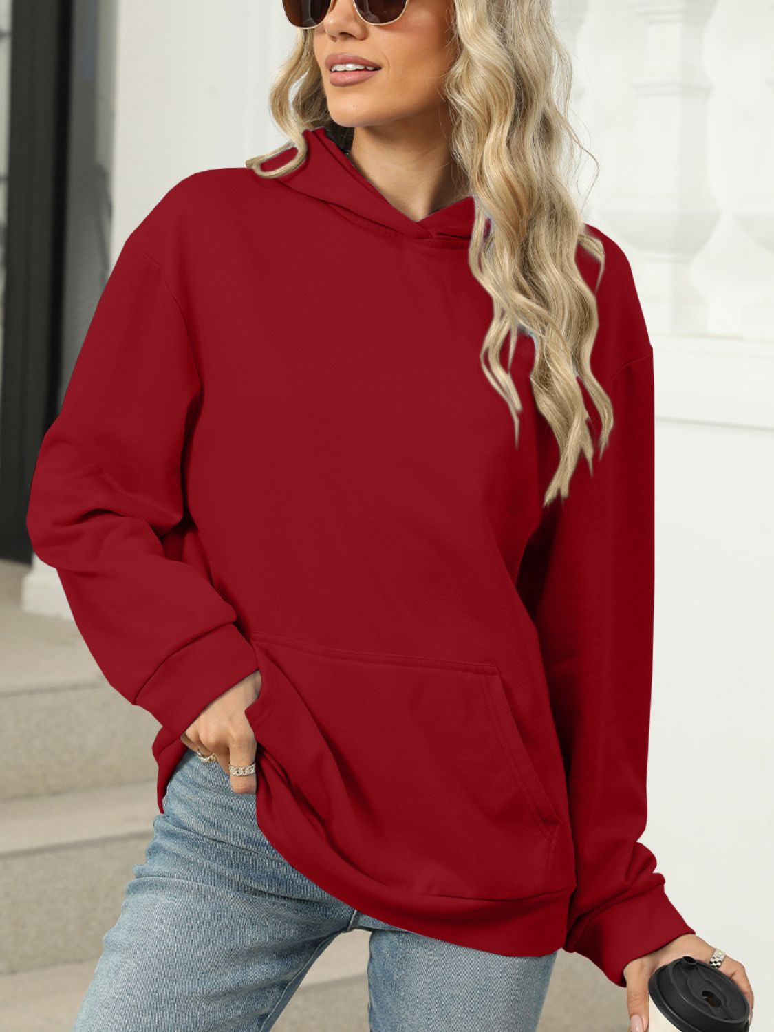 Dagmar | Hoodie with pockets and long sleeves