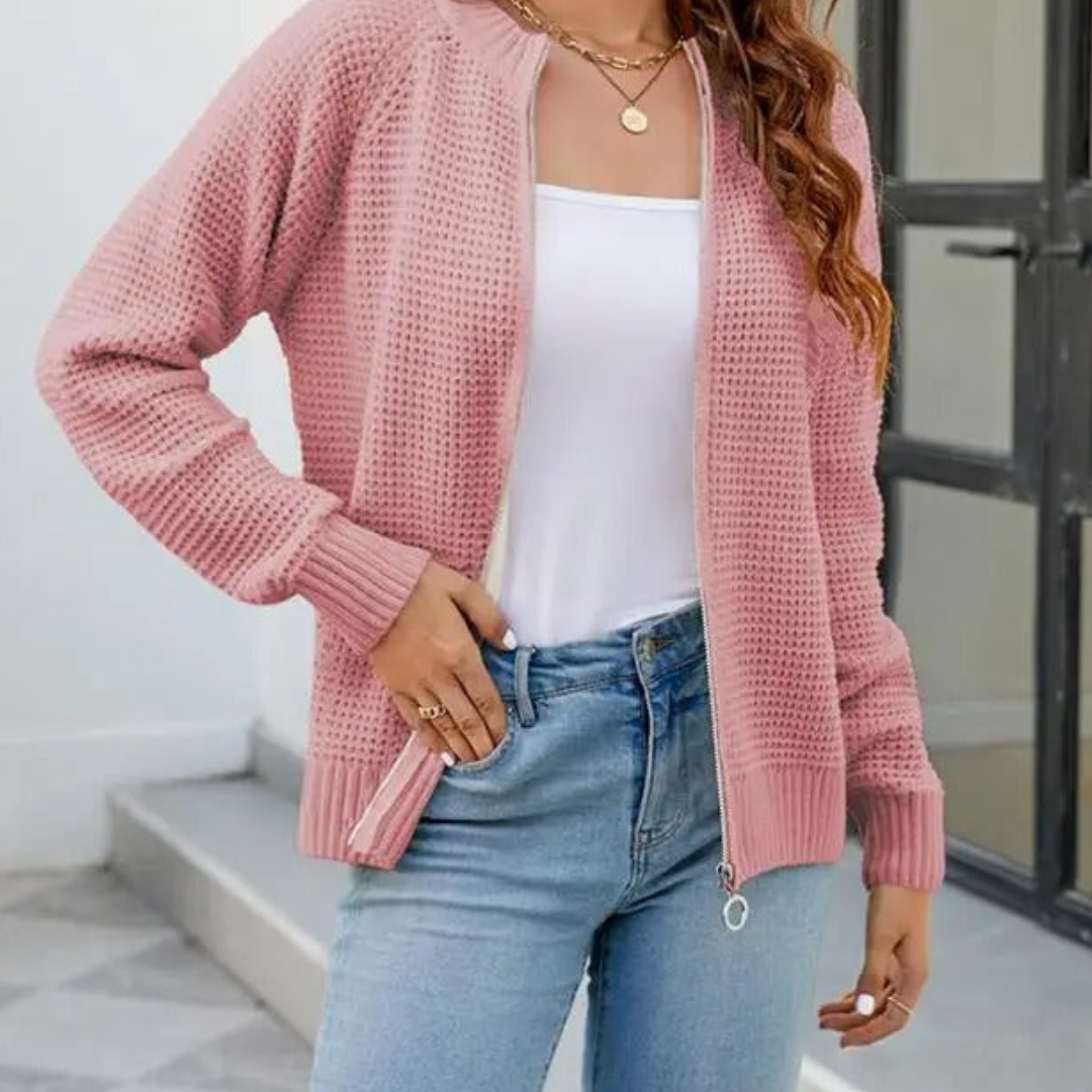 Mariana | Comfortable women's cardigan with zip