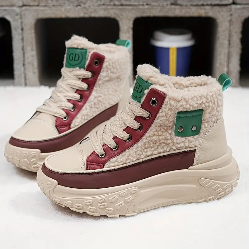 Edna | Waterproof plush ankle boots