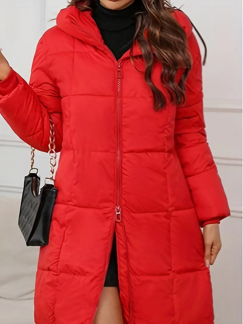 Lucrecia | Long down jacket with hood