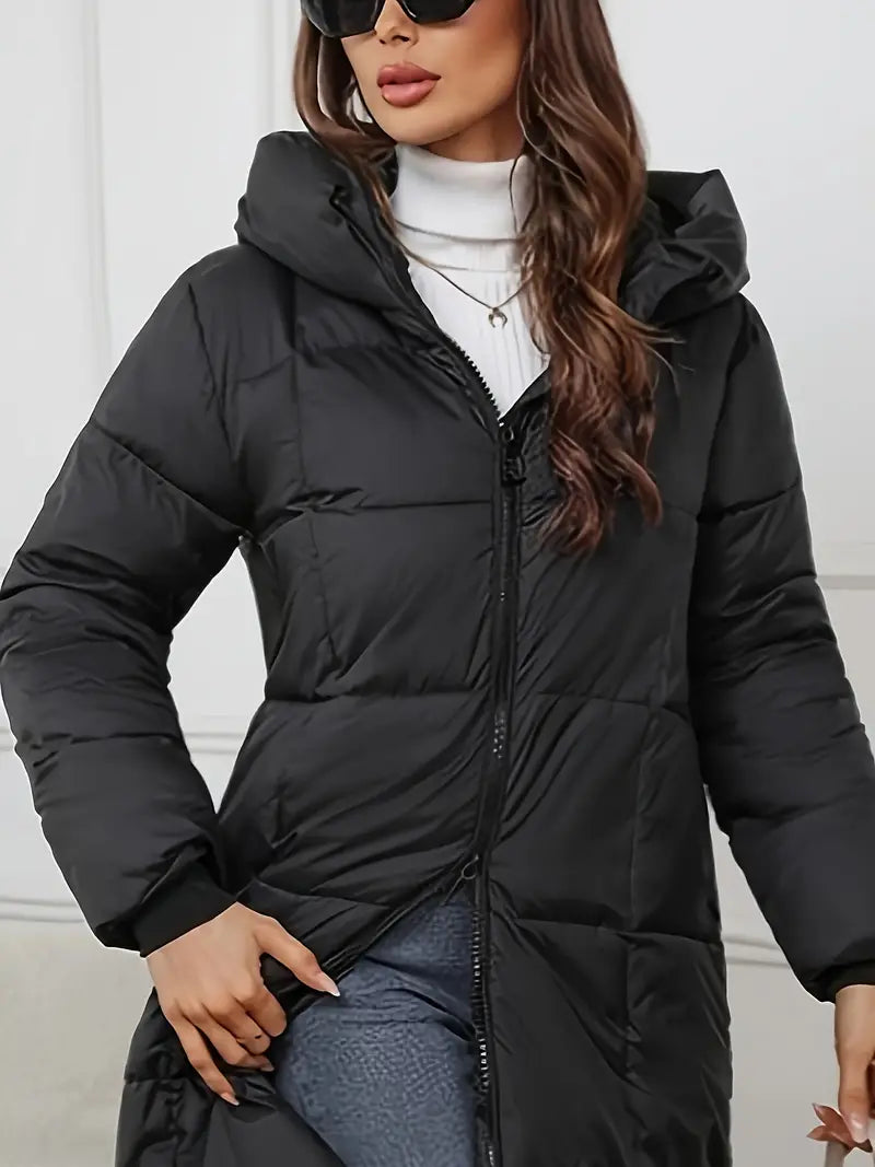 Lucrecia | Long down jacket with hood
