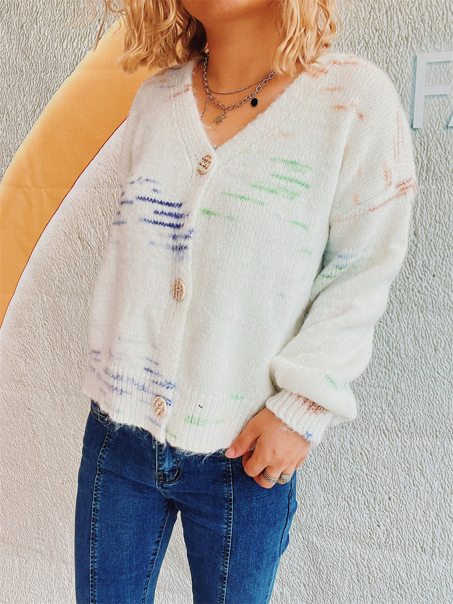 Marieke | Long sleeve cardigan with buttons