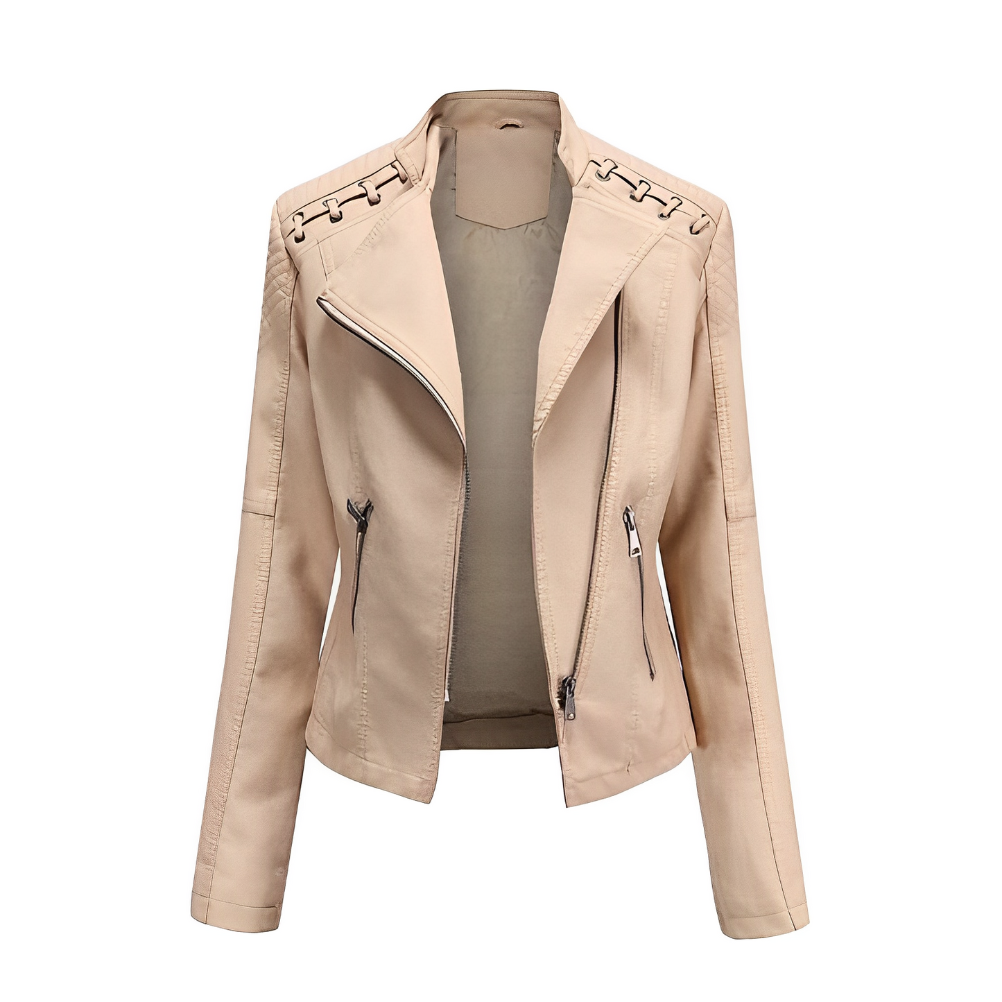 Guillermina® | PU leather jacket with zipper