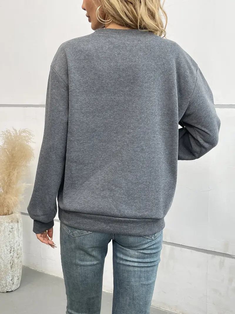 Nicole® | Oversized Cotton Sweater With Bow