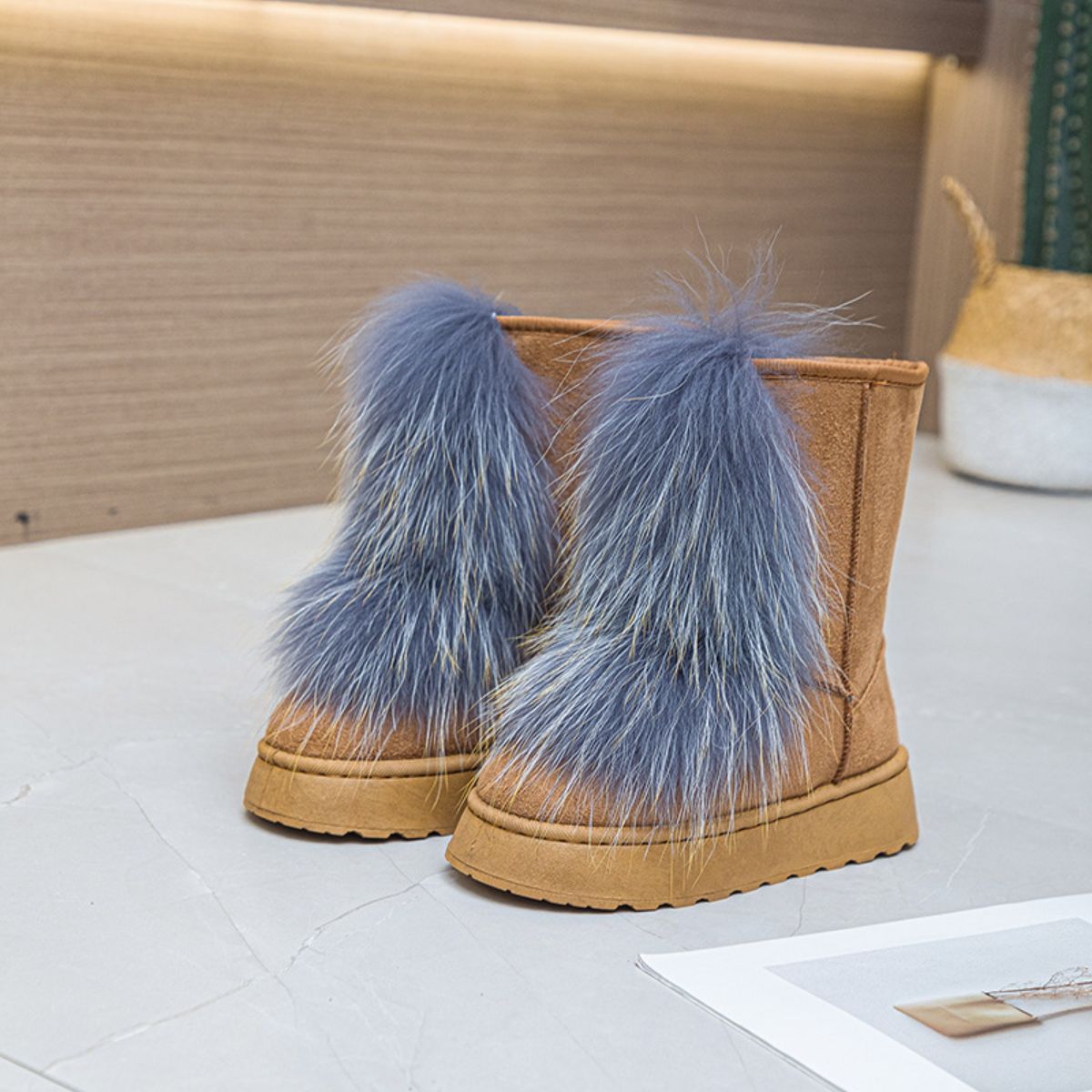Rosanna | Thermal suede platform boots
