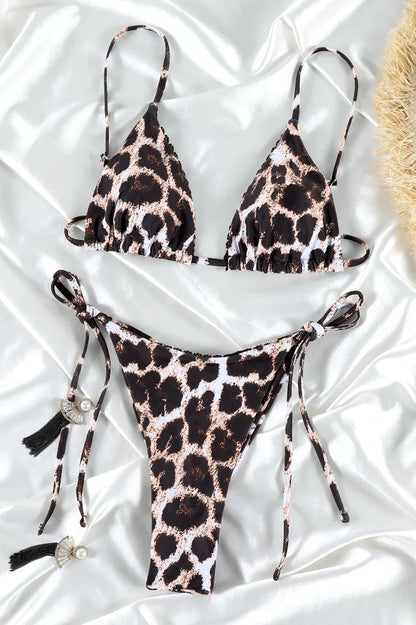Sexy Leopard Bikini Set