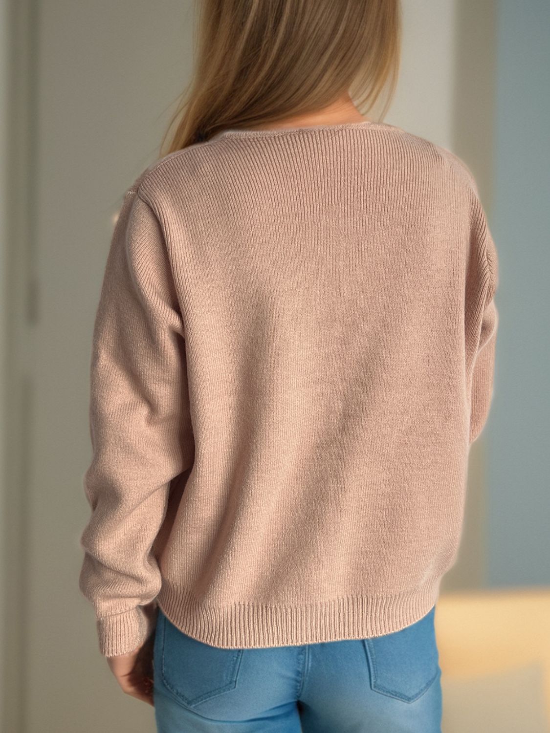 Eulalia | Long sleeve cardigan with buttons and pockets