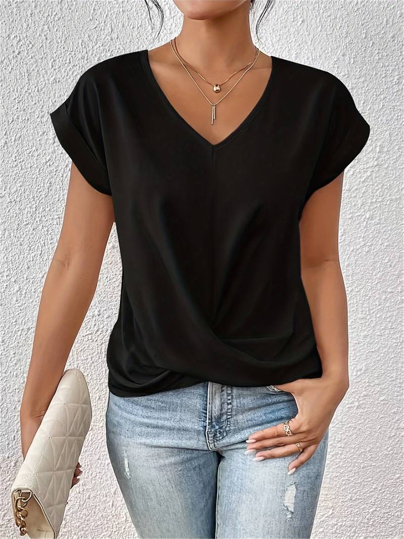 Lindsay® | Elegant Casual V-Neck Shirt