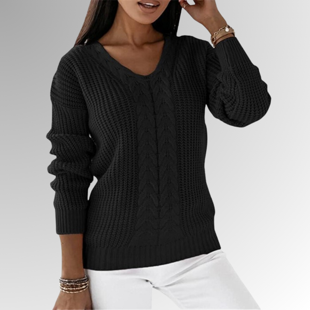 Leticia® | Pull the maille twice with the motif of the cables