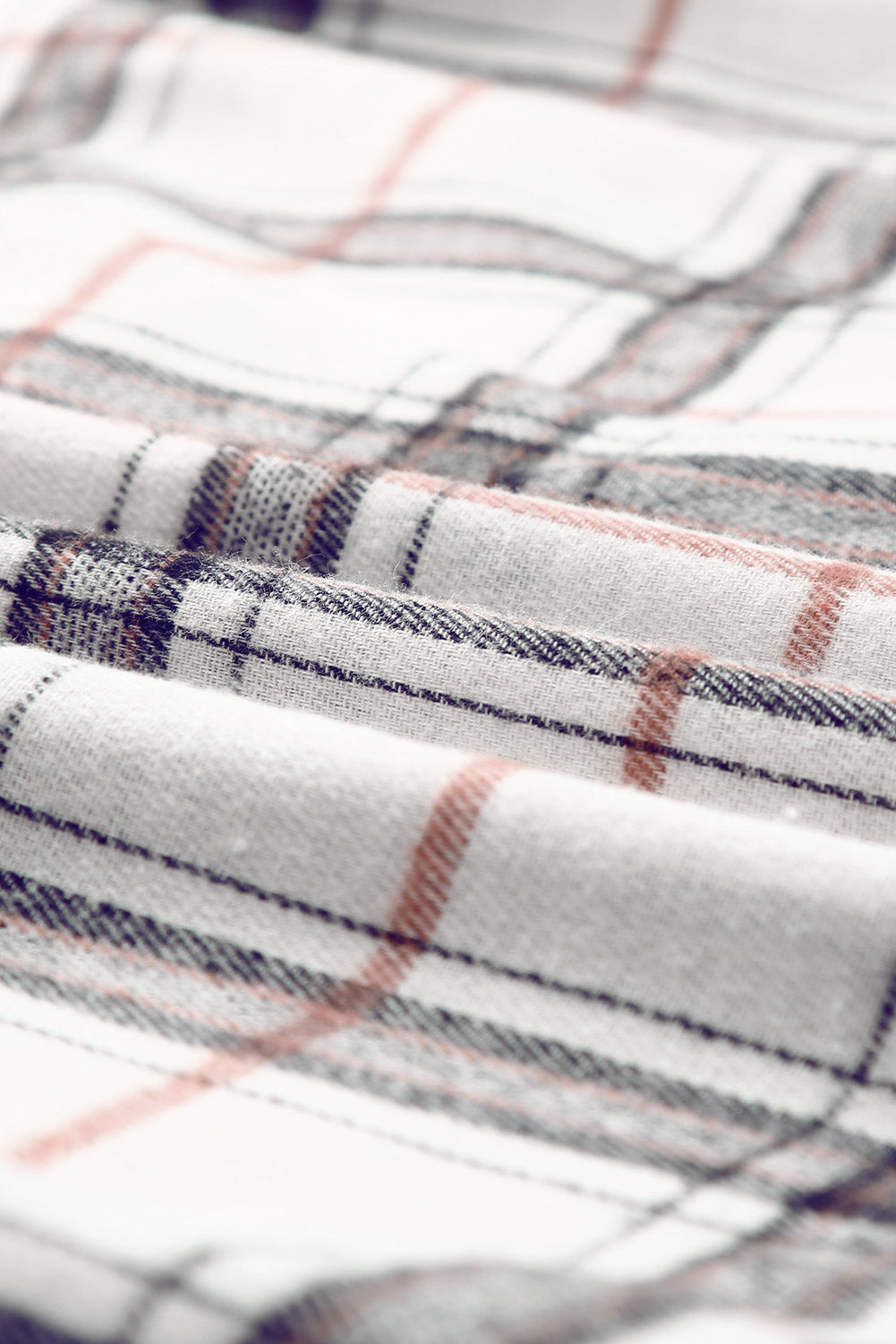 Gabriela | Checked high-low jacket with slit