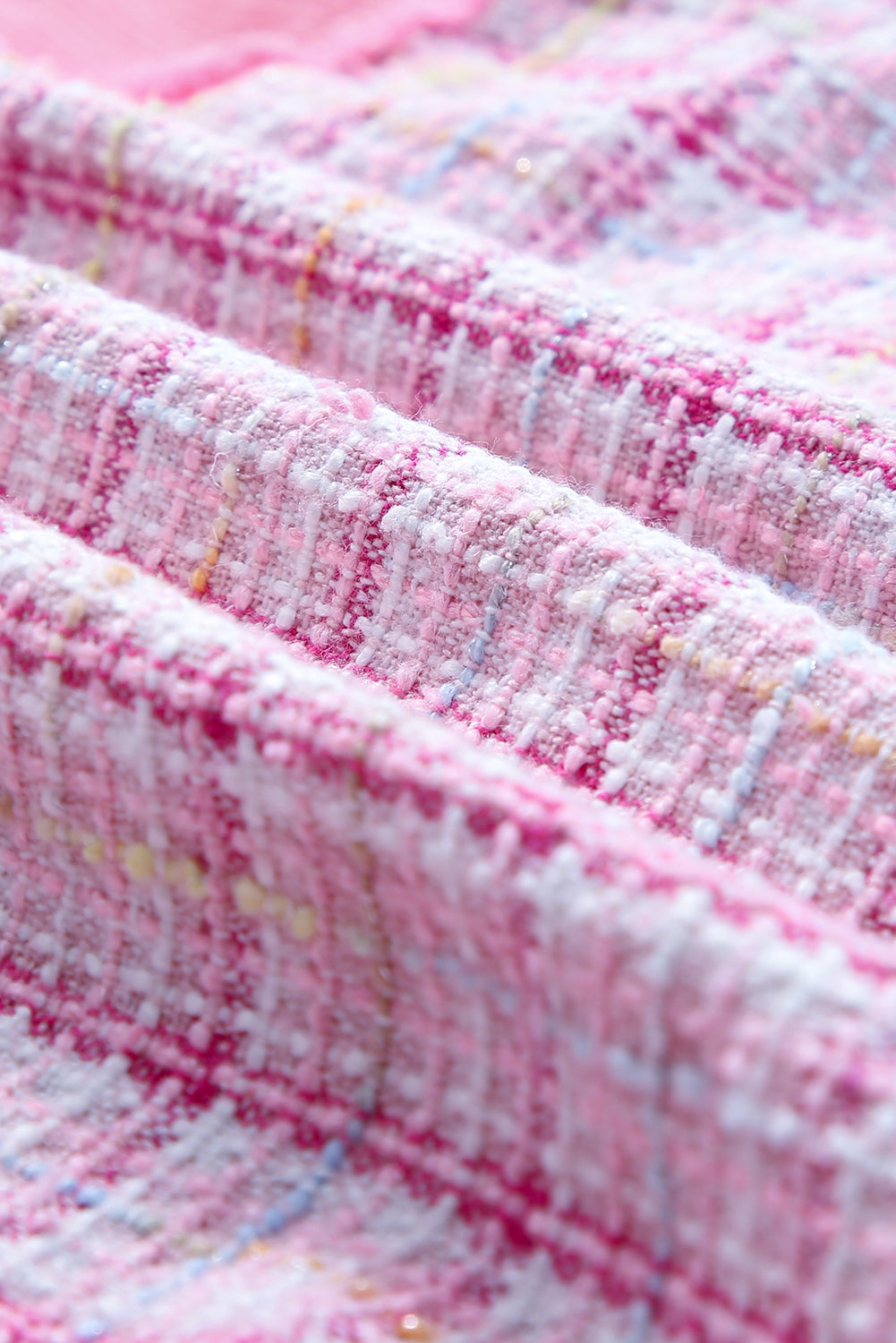 Inga | Checked long sleeve jacket with buttons