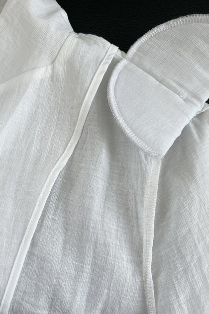 Lightweight Linen-Look Blazer