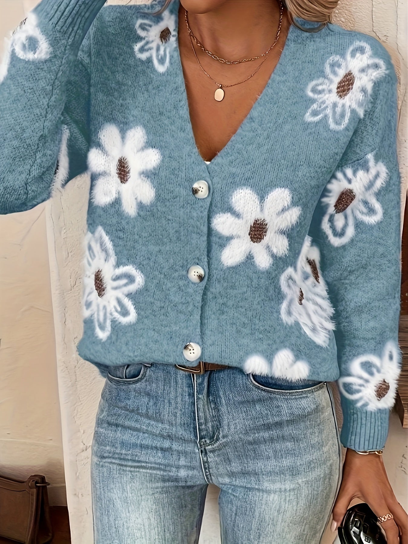 Florencia | Floral sweater for women