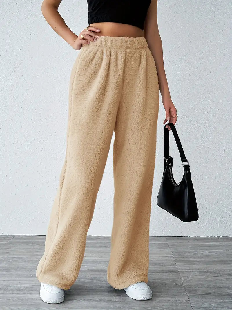 Eugenia | Knitted fleece pants