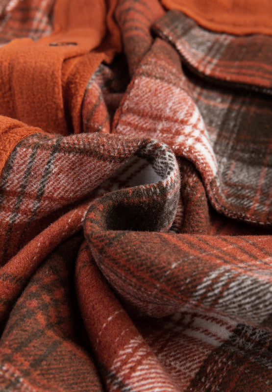 Matilde | Checked long sleeve jacket with buttons
