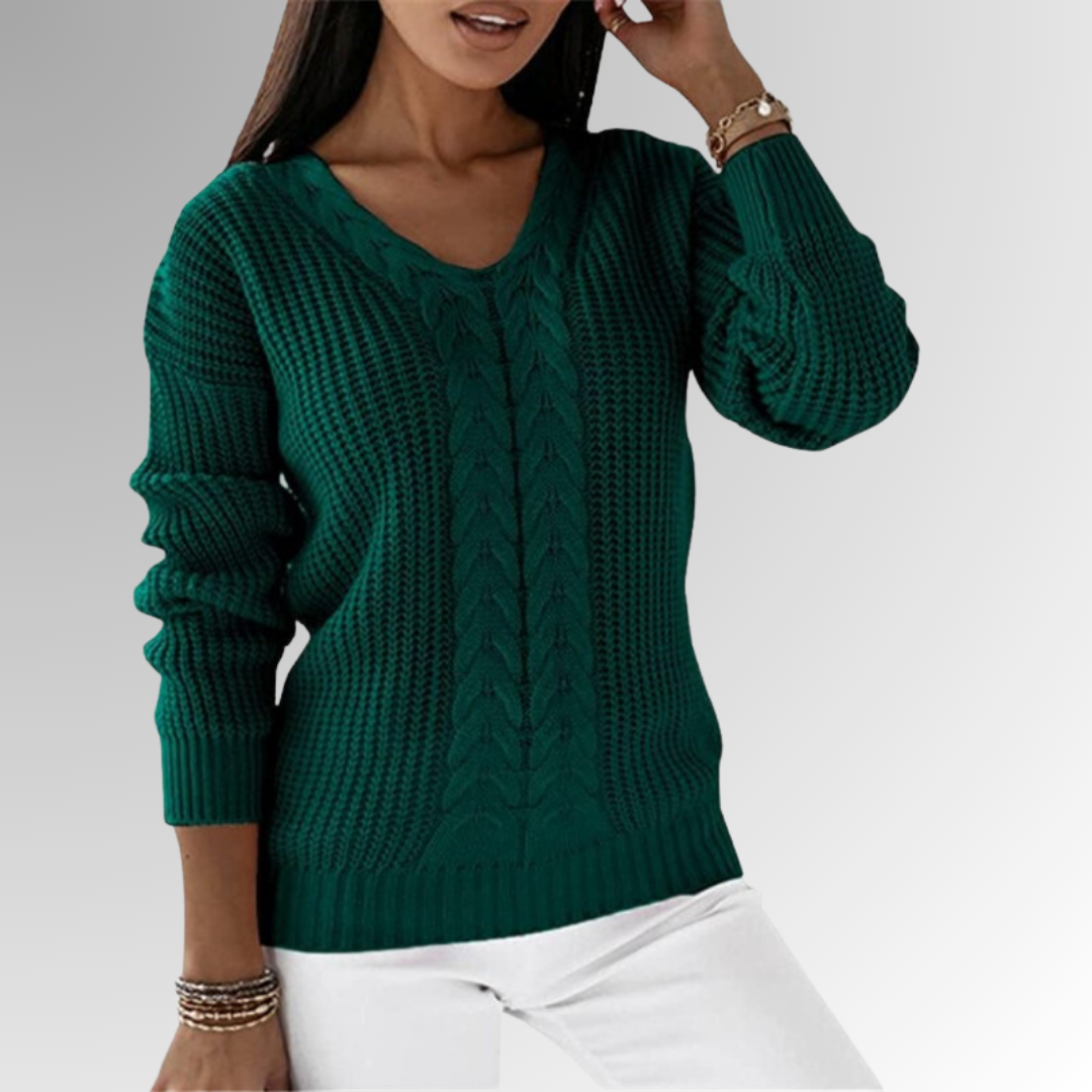 Yamel® | Pull the maille twice with the motif of the cables
